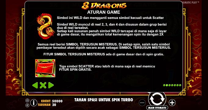 simbol 8 dragons pragmatic play